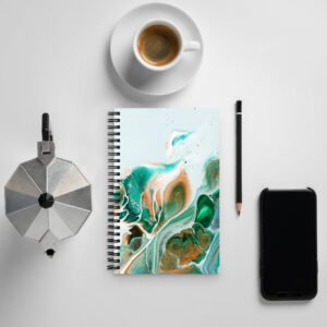 Emerald Green Fire - Dot journal