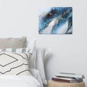 Electric Blue - Metal Wall Art