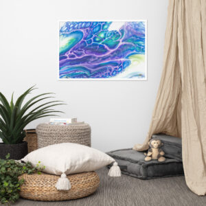 Mermaid Tail - Framed Wall Art