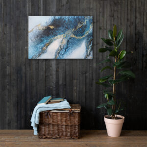 Electric Blue - Canvas Wall Art