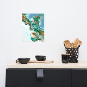 Emerald Green Fire Certified Print