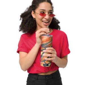 Autumn Breeze Tumbler with red model