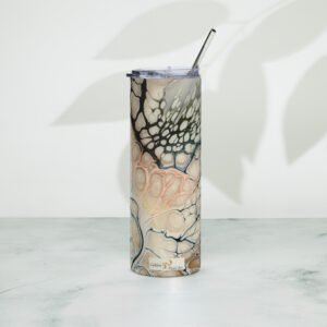 Brown Tones - Stainless steel tumbler