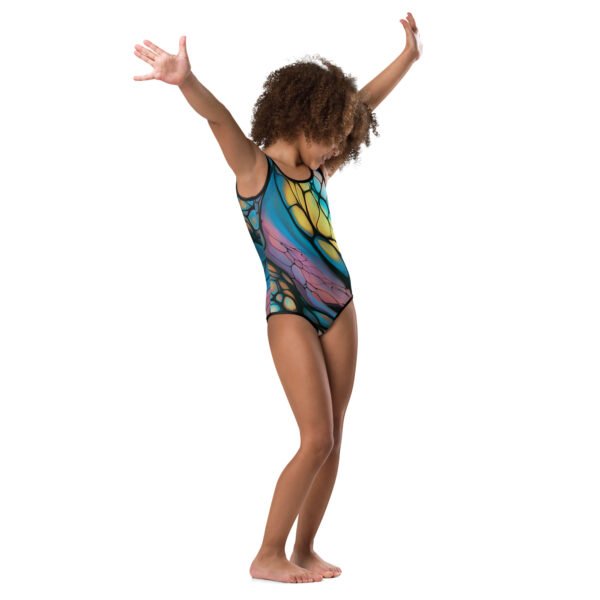kid fun pose kids swimsuit Coral Reef