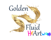 Golden Fluid Heartwork logo